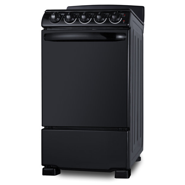 Summit Appliance 20" Wide Black Electric Coil Range Wayfair